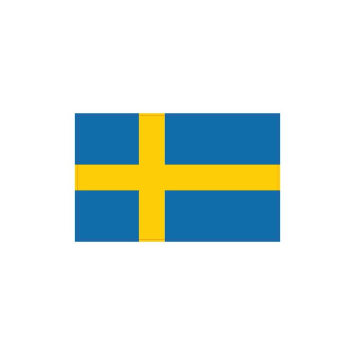 Autocollant Drapeau Sweden Suède sticker flag