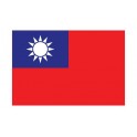 Autocollant Drapeau Taiwan Taïwan sticker flag