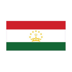 Autocollant Drapeau Tajikistan Tadjikistan sticker flag