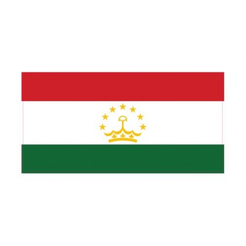 Autocollant Drapeau Tajikistan Tadjikistan sticker flag