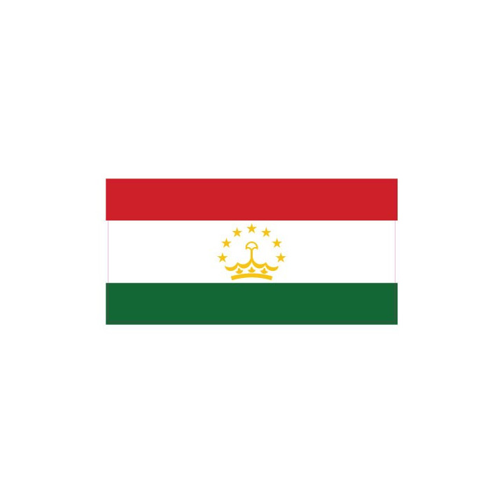 Autocollant Drapeau Tajikistan Tadjikistan sticker flag