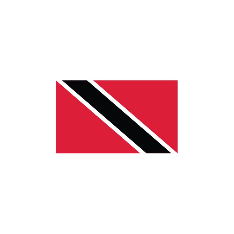 Autocollant Drapeau Trinidad and Tobago Trinité-et-Tobago sticker flag