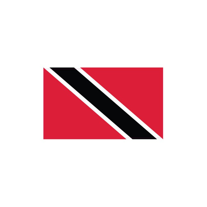 Autocollant Drapeau Trinidad and Tobago Trinité-et-Tobago sticker flag