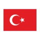 Autocollant Drapeau Turkey Turquie sticker flag