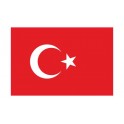 Autocollant Drapeau Turkey Turquie sticker flag