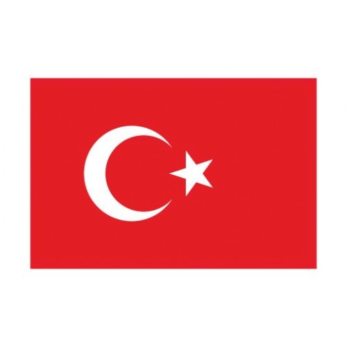 Autocollant Drapeau Turkey Turquie sticker flag