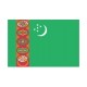 Autocollant Drapeau Turkmenistan Turkménistan sticker flag