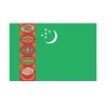 Autocollant Drapeau Turkmenistan Turkménistan sticker flag