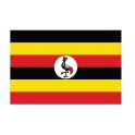 Autocollant Drapeau Uganda Ouganda sticker flag