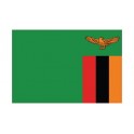 Autocollant Drapeau Zambia Zambie  sticker flag