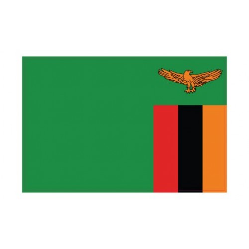 Autocollant Drapeau Zambia Zambie sticker flag