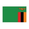 Autocollant Drapeau Zambia Zambie sticker flag