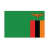Autocollant Drapeau Zambia Zambie sticker flag