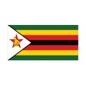 Autocollant Drapeau Zimbabwe sticker flag