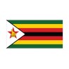 Autocollant Drapeau Zimbabwe sticker flag