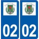 02 Villeneuve-Saint-Germain logo ville autocollant plaque sticker