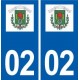 02 Villeneuve-Saint-Germain logo ville autocollant plaque sticker