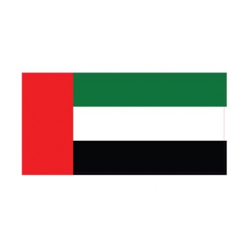 Autocollant Drapeau United Arab Emirates Émirats Arabes Unis sticker flag