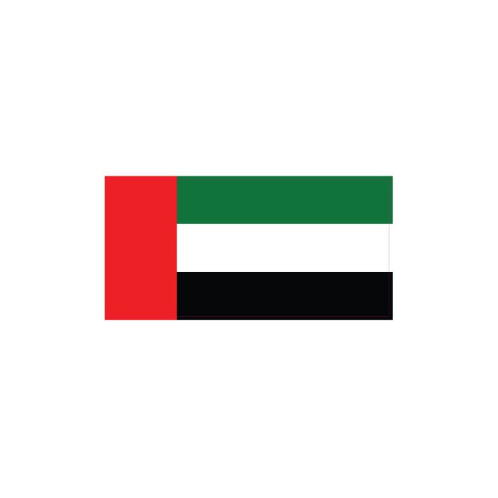 Autocollant Drapeau United Arab Emirates Émirats Arabes Unis sticker flag