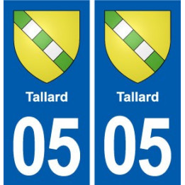 05 Tallard blason ville autocollant plaque stickers