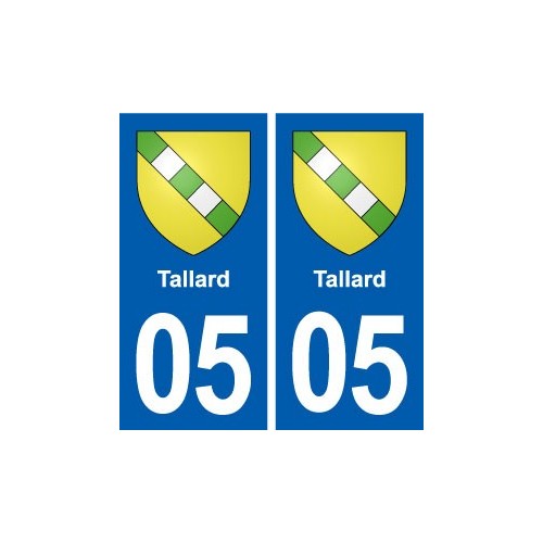 05 Tallard blason ville autocollant plaque stickers