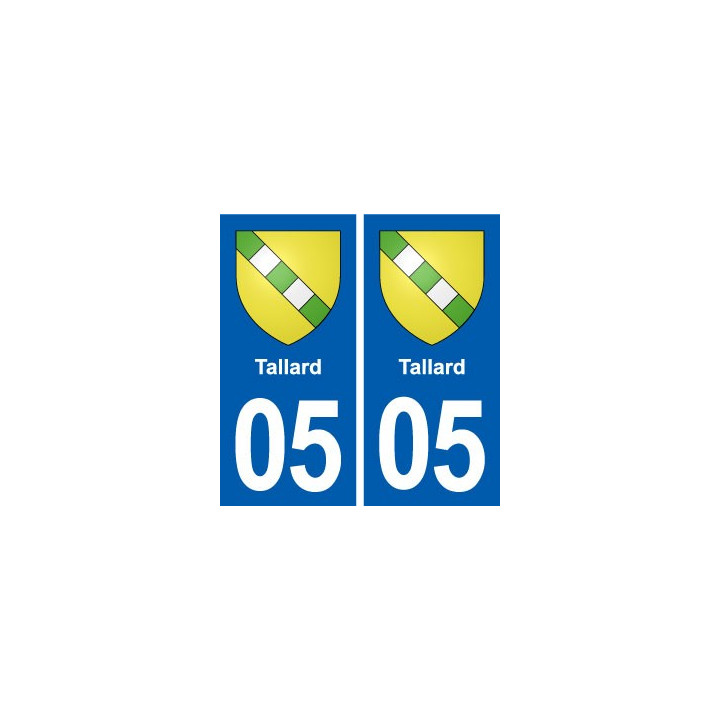 05 Tallard blason ville autocollant plaque stickers