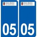 05 Saint-Bonnet-en-Champsaur logo ville autocollant plaque stickers