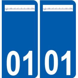 01 Jasseron logo ville autocollant plaque sticker