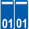 01 Jasseron logo ville autocollant plaque sticker