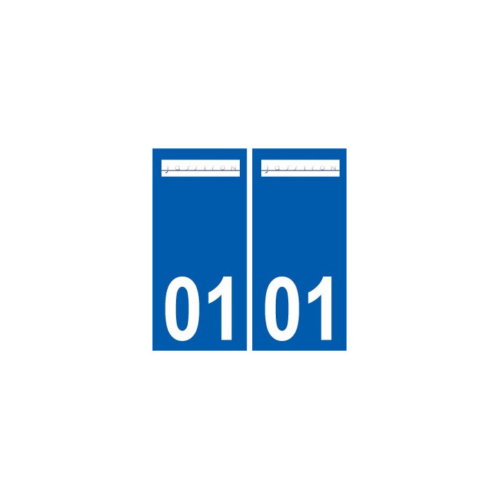 01 Jasseron logo ville autocollant plaque sticker