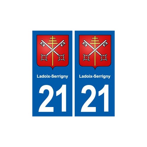 21 Ladoix-Serrigny blason autocollant plaque stickers ville