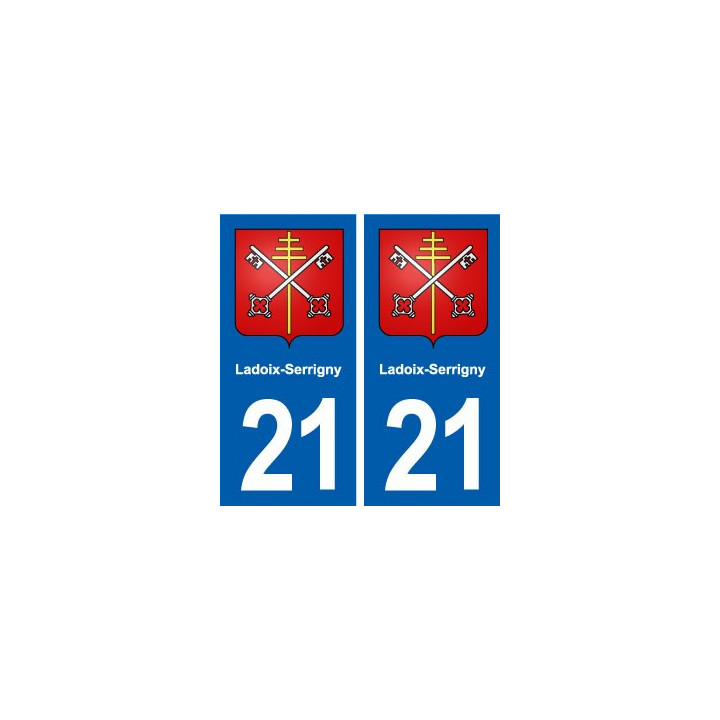 21 Ladoix-Serrigny blason autocollant plaque stickers ville