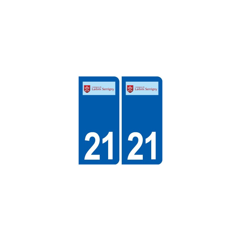 21 Ladoix-Serrigny logo autocollant plaque stickers ville
