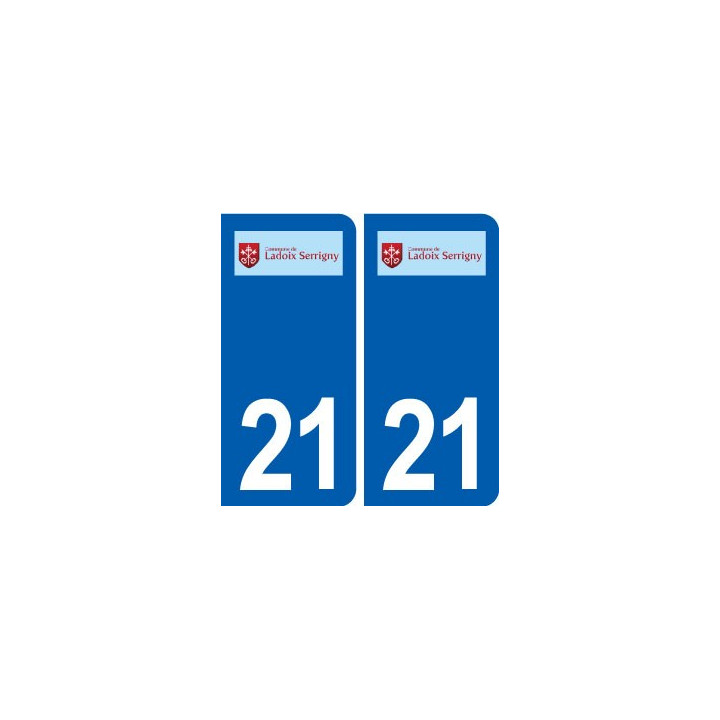 21 Ladoix-Serrigny logo autocollant plaque stickers ville