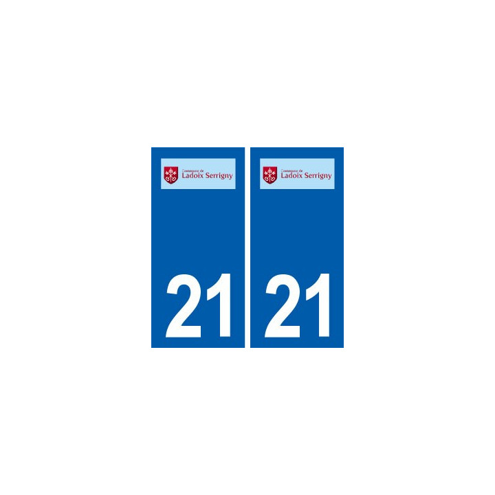 21 Ladoix-Serrigny logo autocollant plaque stickers ville