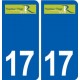 17 Rivedoux-Plage logo ville autocollant plaque sticker