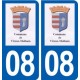08 Vireux-Molhain logo ville autocollant plaque stickers