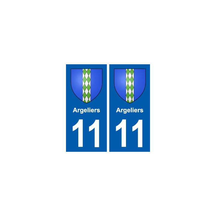 11 Argeliers blason ville autocollant plaque stickers