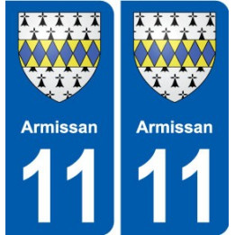 11 Armissan blason ville autocollant plaque stickers