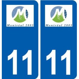 11 Montréal logo ville autocollant plaque stickers