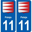 11 Palaja blason ville autocollant plaque stickers