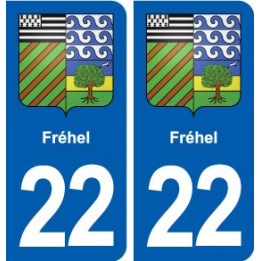 22 Fréhel blason ville autocollant plaque sticker