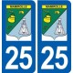 25 Mamirolle logo autocollant plaque stickers