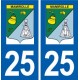 25 Mamirolle logo autocollant plaque stickers