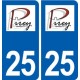 25 Pirey logo autocollant plaque stickers