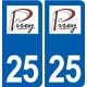25 Pirey logo autocollant plaque stickers