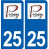 25 Pirey logo autocollant plaque stickers