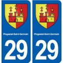 29 Plogastel-Saint-Germain blason autocollant plaque stickers ville