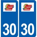 30 Saint-Paulet-de-Caisson logo ville autocollant plaque stickers