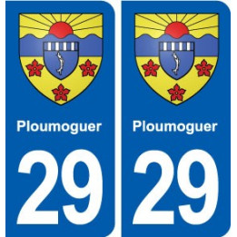 29 Ploumoguer blason autocollant plaque stickers ville